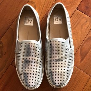 Dolce Vita silver slip on shoes